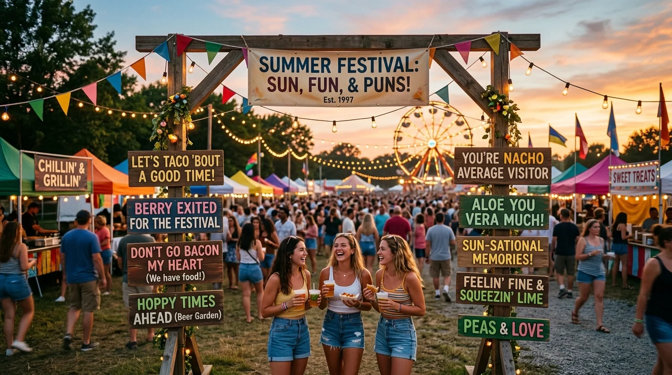 summer festival punsMusic Festival Vibes